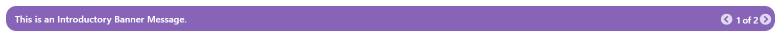 Site message